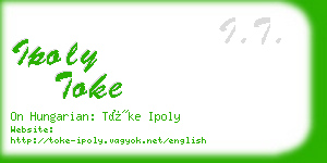 ipoly toke business card